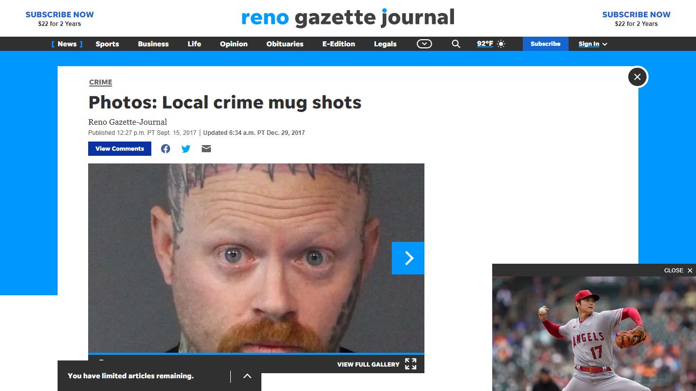 Photos: Local crime mug shots - Reno Gazette Journal